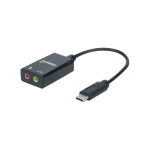 ADAPTADOR DE FONE+MIC/USB-C 153317 2.1/3.5MM/NEGRO - Imagen 16