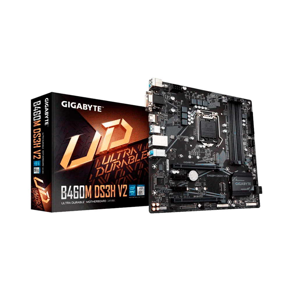 fastrax_69854_69304dec5aa09.jpg PLACA MADRE GIGABYTE 1200 B460M DS3H V2 S/R/HDMI/DVI/M2/DDR4/USB3.2/MATX - Imagen 1