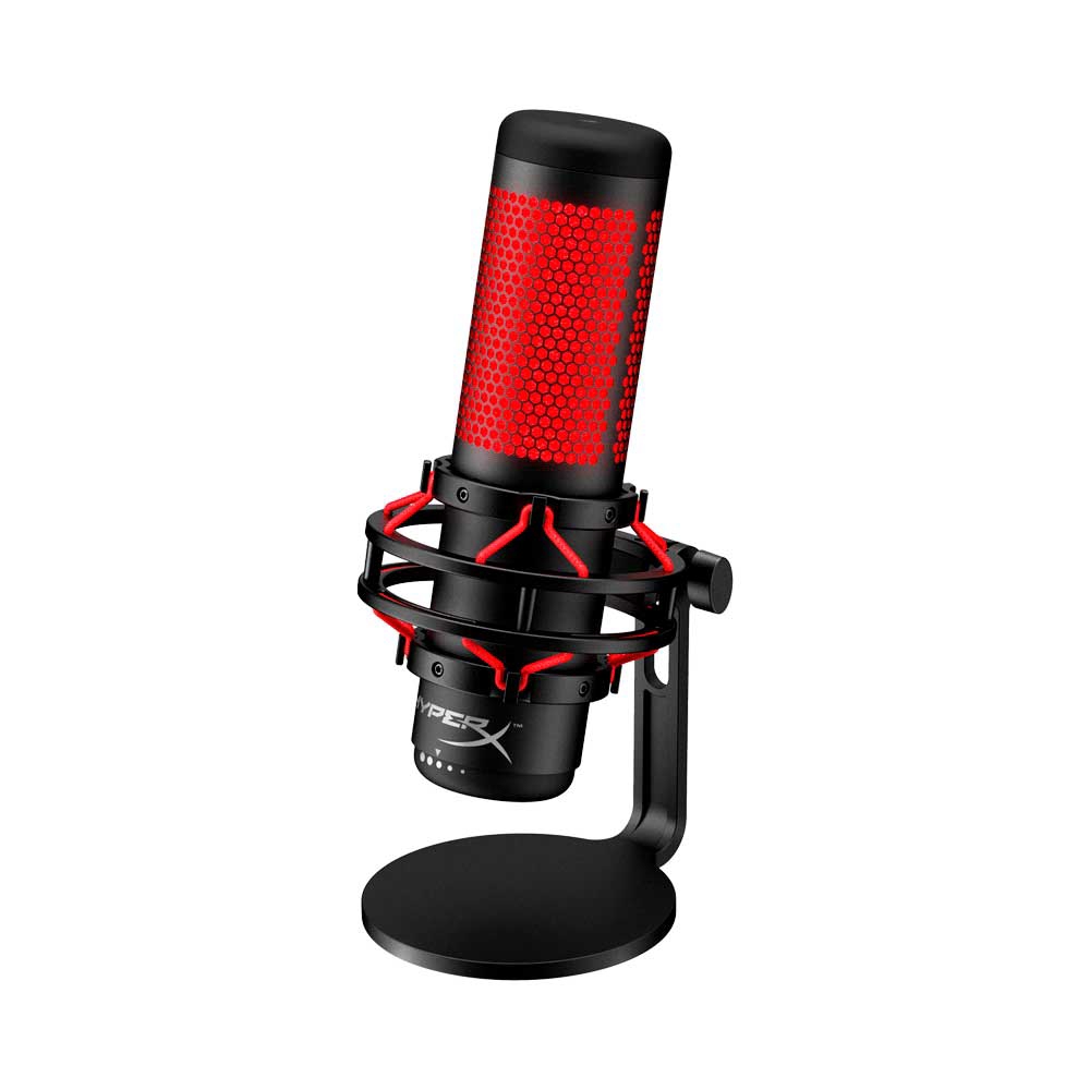 fastrax_70485_69304ea7cb6ff.jpg MICROFONO HYPERX HX-MICQC-BK QUADCAST ROJO 2M 48KHZ/16-BIT - Imagen 1