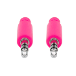 CABLE DE AUDIO 352826 ESTEREO 3.5 MM MACHO A MACHO/ AUXILIAR/ 1 MTS ROSA/LILA BOLSA - Imagen 6