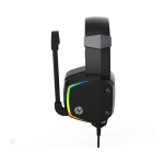 AURICULAR CON MICROFONO GAMER HP H320 HEADPH 3.5MM 1 JACK NEGRO - Imagen 3