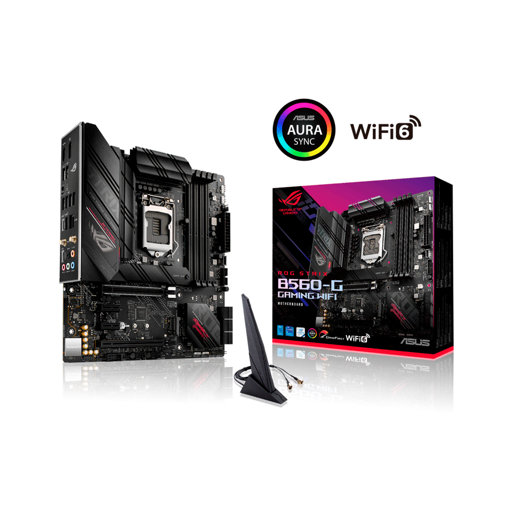 fastrax_72786_69305249e9c64.jpg PLACA MADRE ASUS 1200 ROG STRIX B560-G GAMING WIFI S/R/HDMI/DP/2M2/DDR4/MATX/AUR - Imagen 1