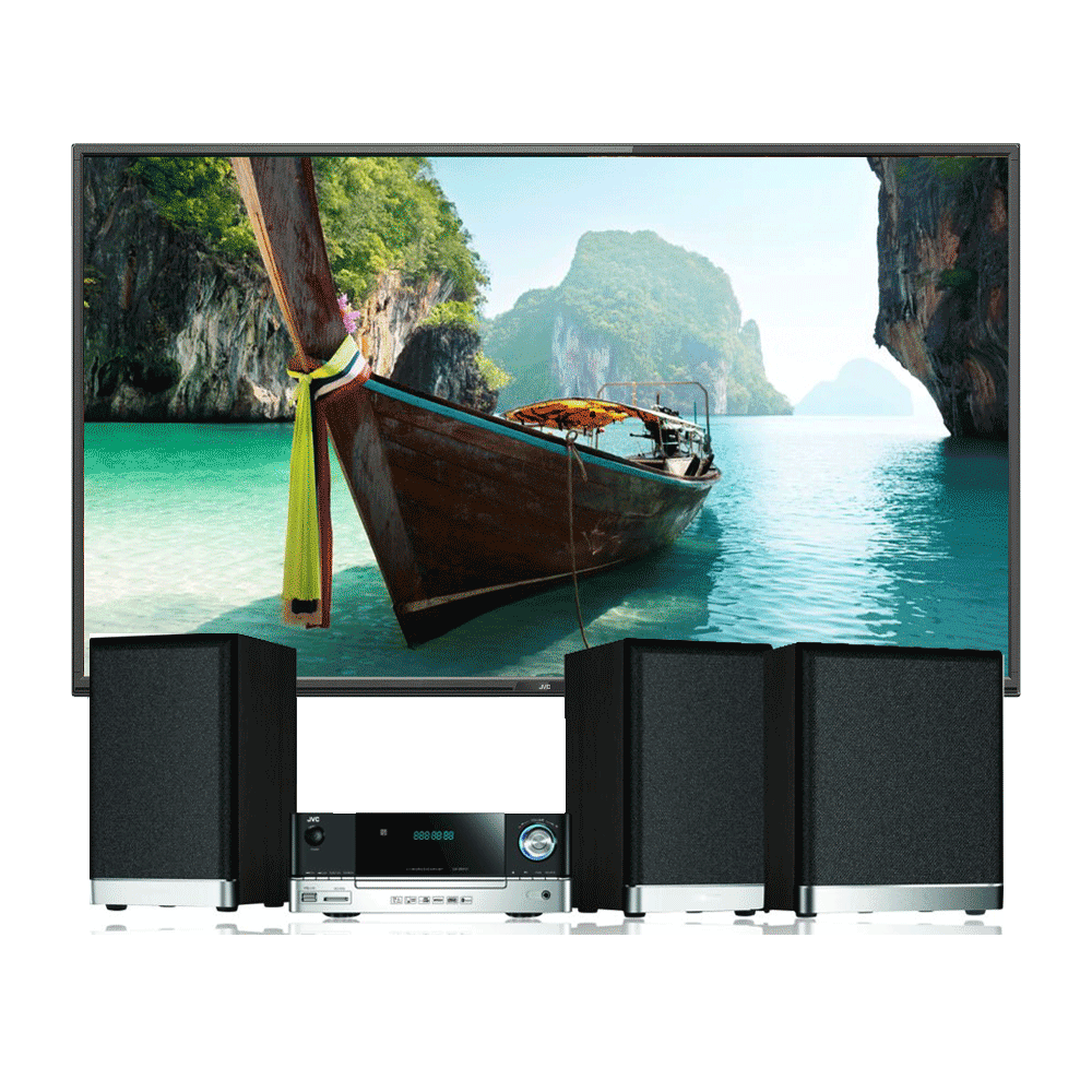 fastrax_73233_692fcc2ecc1b5.jpg TELEVISOR 50" JVC LT50N940U2 4K UHD/HDR/SMART + PARLANTE JVC MICRO UX-DN721U 65W - Imagen 1