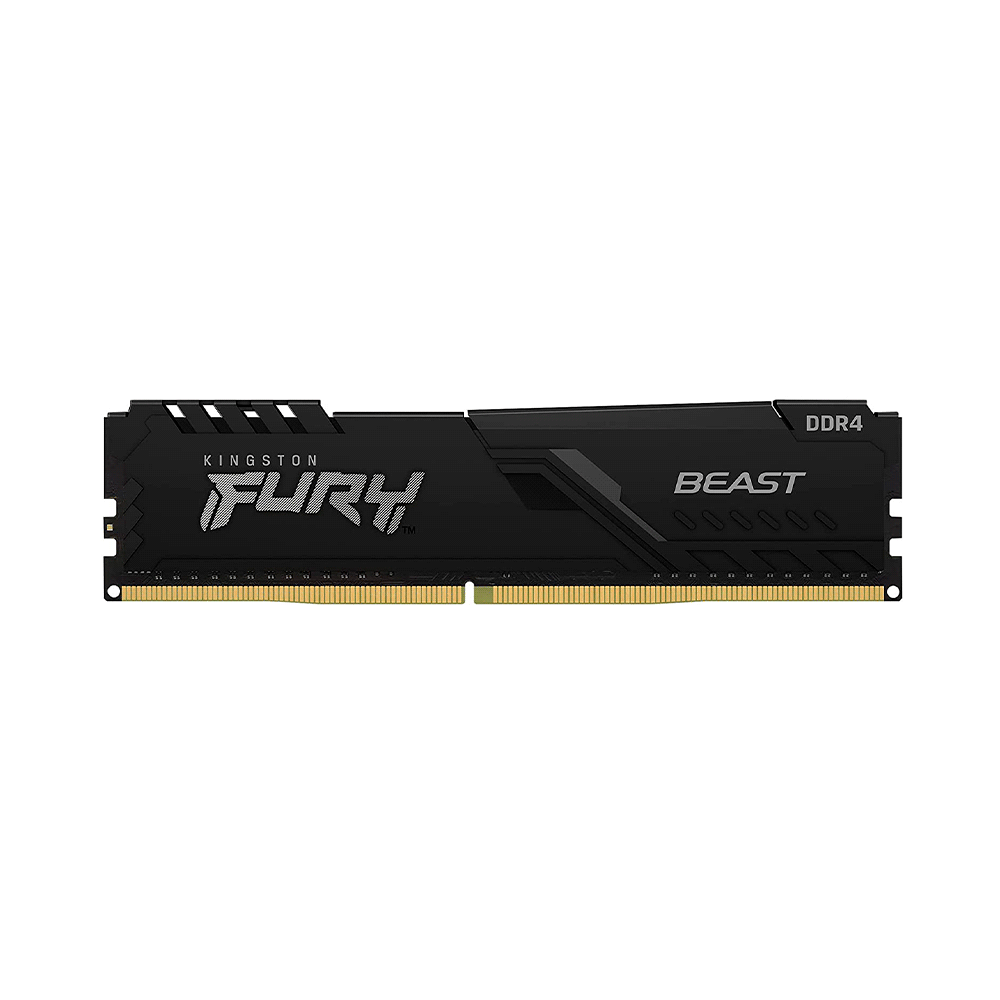 fastrax_74667_693054de3acbf.jpg MEMORIA RAM DDR4 16GB 2666 KINGSTON FURY BEAST BK KF426C16BB1/16 - Imagen 1