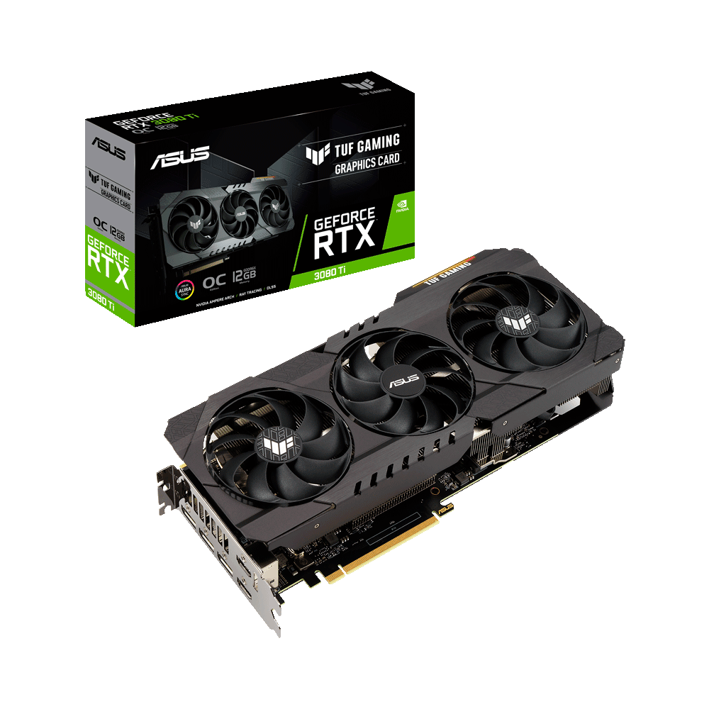 fastrax_75381_693055e0a5c7c.jpg PLACA DE VIDEO ASUS RTX3080TI OC 12GB DDR6X TUF-RTX3080TI-O12G-GAMING - Imagen 1