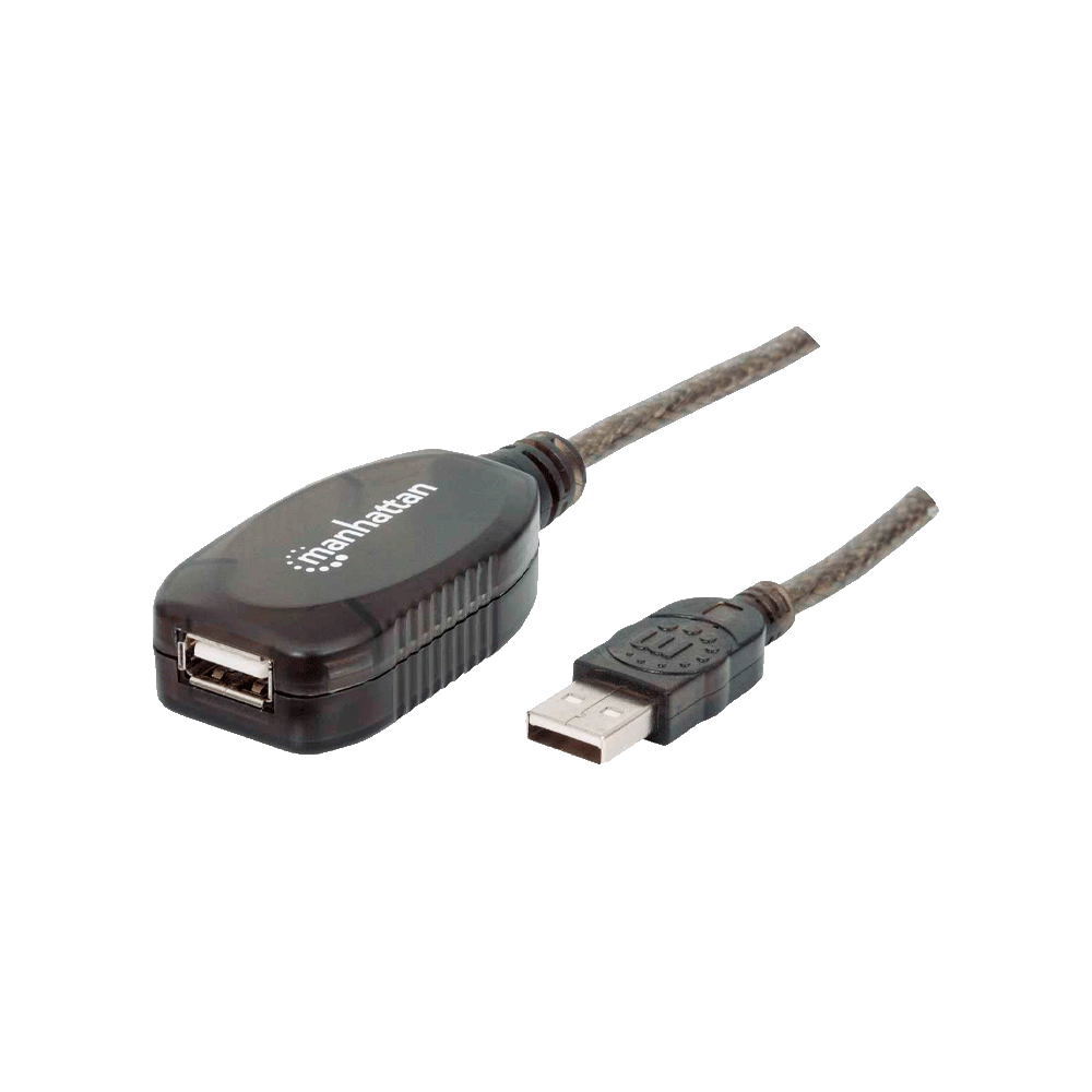 fastrax_76524_693057ddabd8f.jpg CABLE USB EXTENSOR M/H 10MTS 150248 480MBPS/BLISTER NEGRO - Imagen 1