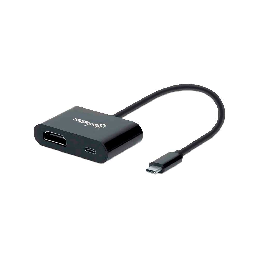 fastrax_76647_695442bbe3859.jpg ADAPTADOR USB-C/HDMI 153416 C/ PUERTO USB-C DE ENERGIA 4K/60HZ/60W NEGRO - Imagen 1