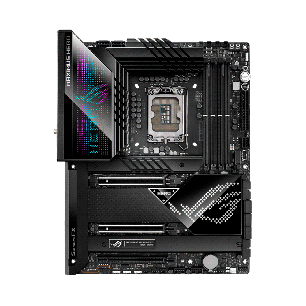 fastrax_78207_69305a9ba2849.jpg PLACA MADRE ASUS 1700 Z690 MAXIMUS HERO ROG S/R/HDMI/5M2/DDR5/USB3.2/ATX/AURA - Imagen 1