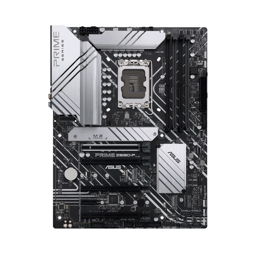 fastrax_78221_69305ab23f9e2.jpg PLACA MADRE ASUS 1700 Z690-P PRIME S/R/HDMI/DP/3M2/DD5/USB3.2/ATX/AURA - Imagen 1