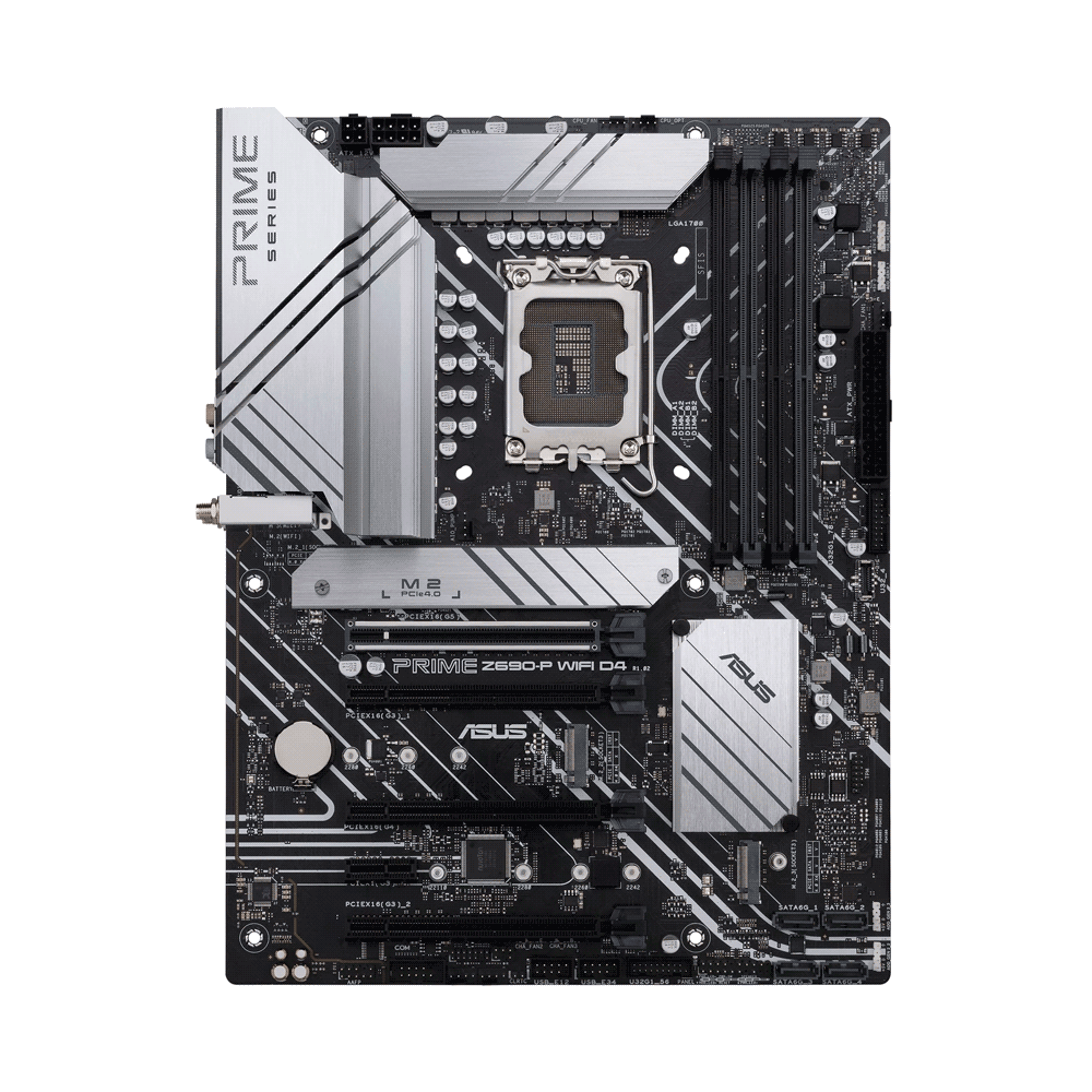fastrax_78245_69305ab50eb0c.jpg PLACA MADRE ASUS 1700 Z690-P WIFI D4 PRIME S/R/HDMI/DP/3M2/DD4/USB3.2/ATX/AURA - Imagen 1