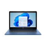 NOTEBOOK HP STREAM 14-AX100LA CELERON 1.1/4G/64GEMMC/W11H/14"HD/AZUL