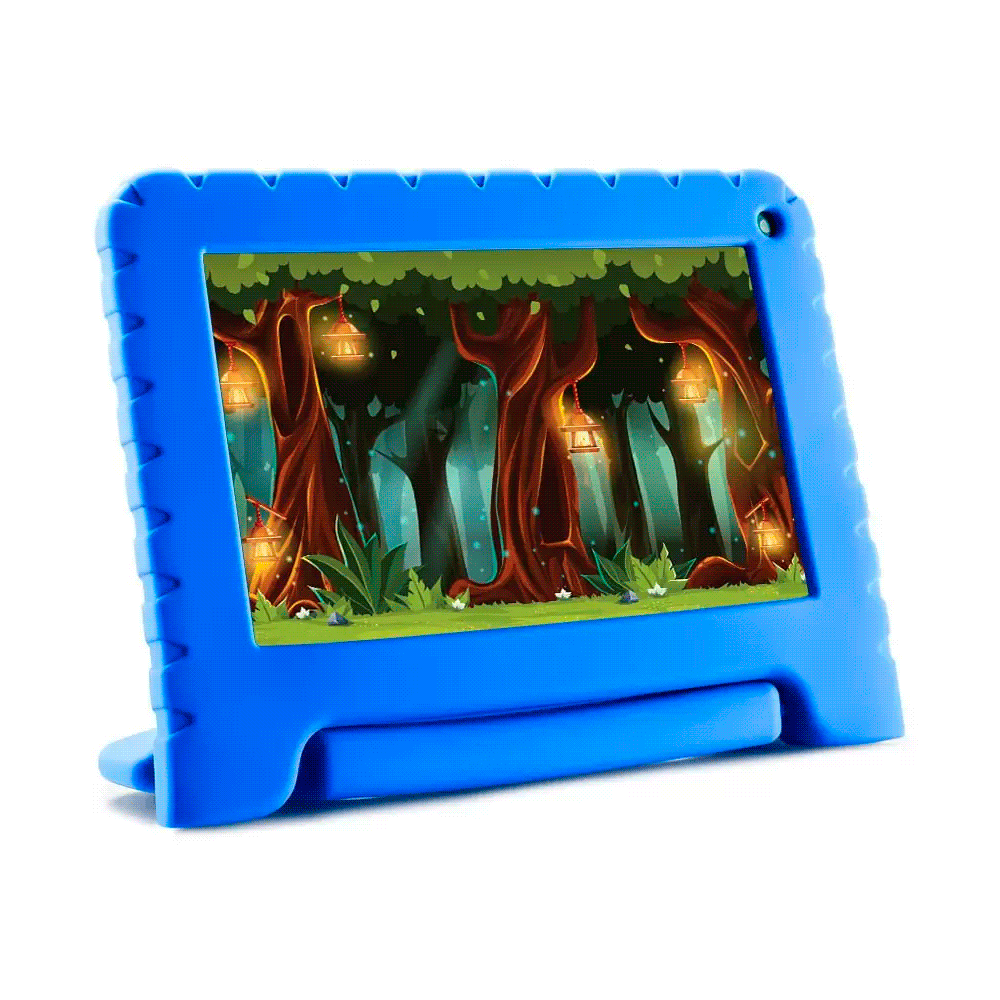 fastrax_79280_69305bdc113fa.jpg TABLET KID ANDROID MULTILASER NB378 QC/32GB/1G/7"/WIFI/AZUL - Imagen 1