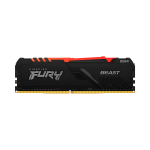 MEMORIA RAM DDR4 8GB 2666 KINGSTON FURY BEAST BK KF426C16BBA/8 RGB