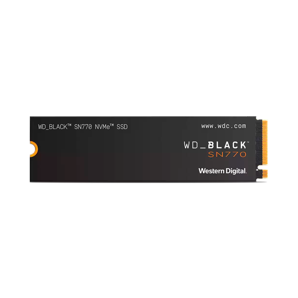 fastrax_81948_69305de9a7077.jpg SSD M.2 NVME 500GB WESTERN DIGITAL SN770 WDS500G3X0E BLACK 5000/4000MB/S PCIE 4.0 - Imagen 1