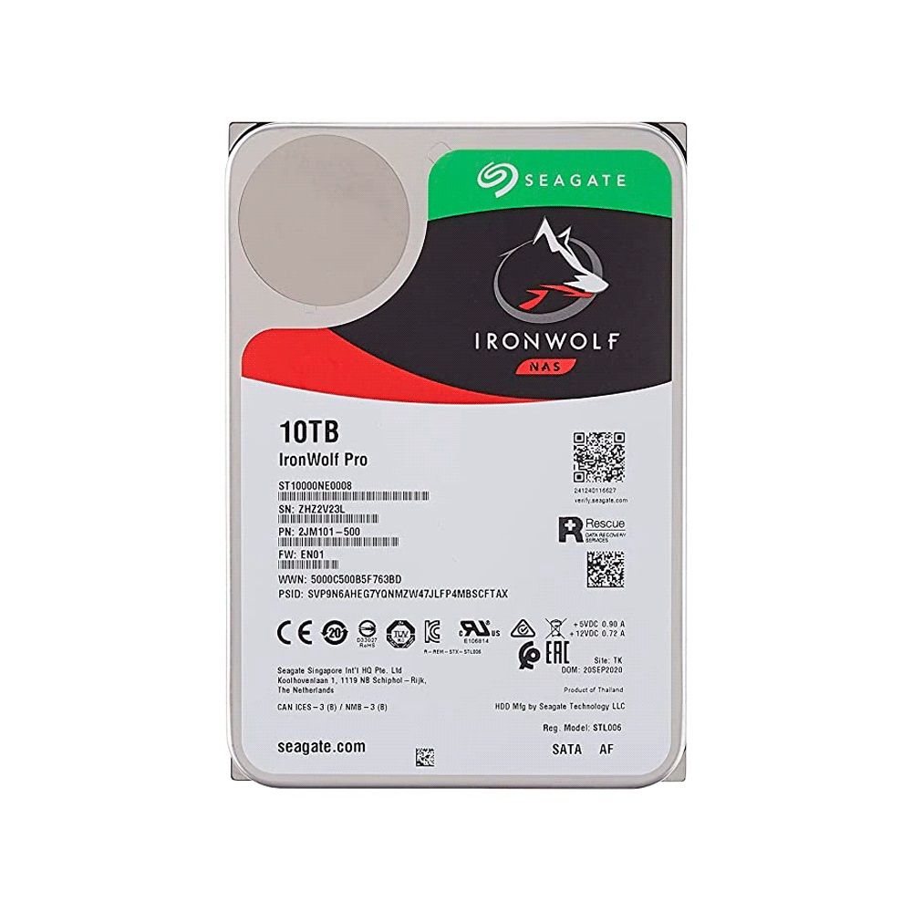 fastrax_85182_6930607aa1a12.jpg DISCO DURO SATA3 10TB SEAGATE 7200 256MB IRONWOLF PRO NAS ST10000NE0008 - Imagen 1