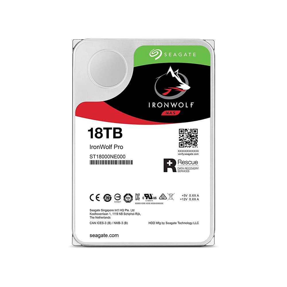 fastrax_85229_693060885639c.jpg DISCO DURO SATA3 18TB SEAGATE 7200 256MB IRONWOLF PRO NAS ST18000NE000 - Imagen 1