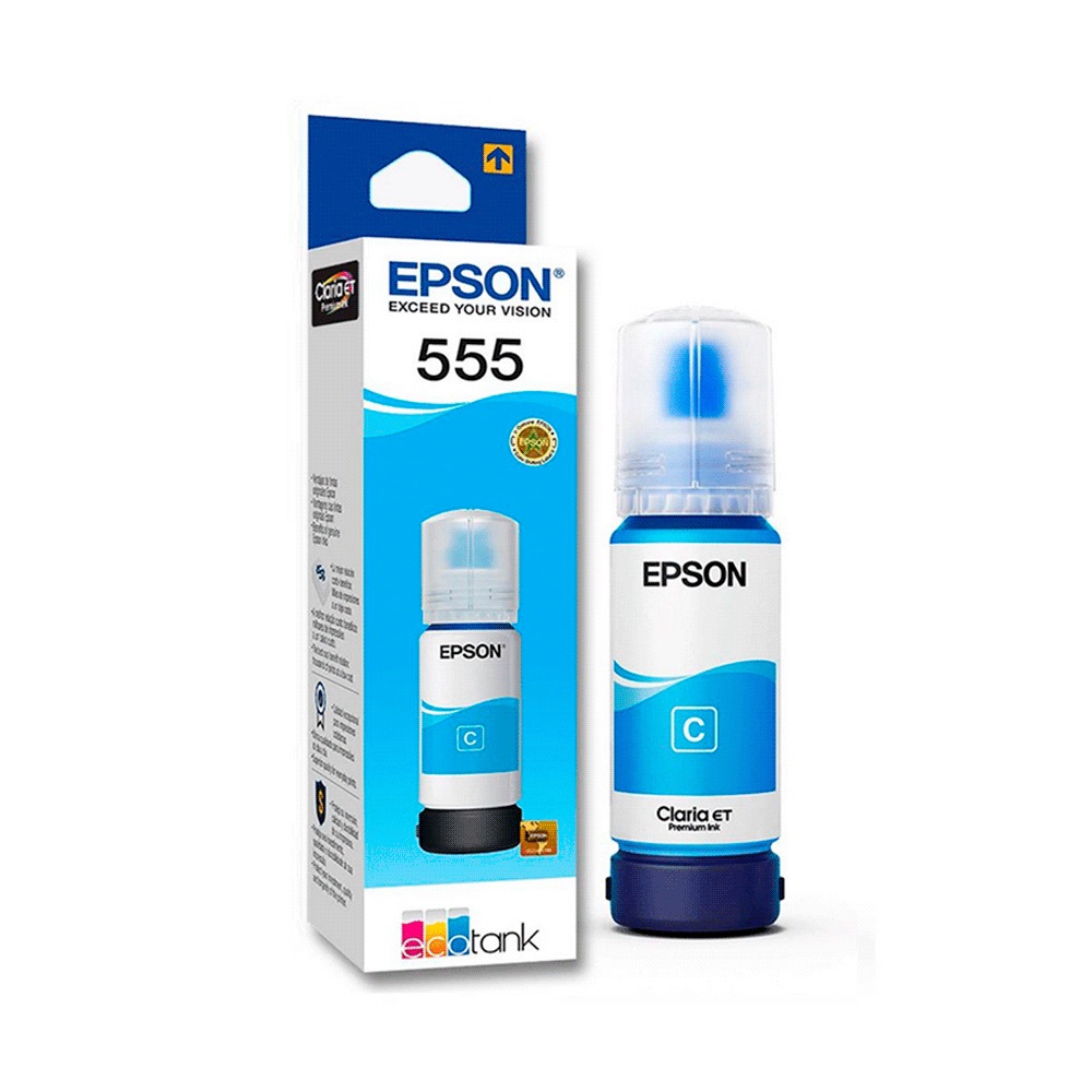 fastrax_85687_693060eb81776.jpg TINTA EPSON T555 220 CIANO L81XX T555220-AL 70ML - Imagen 1