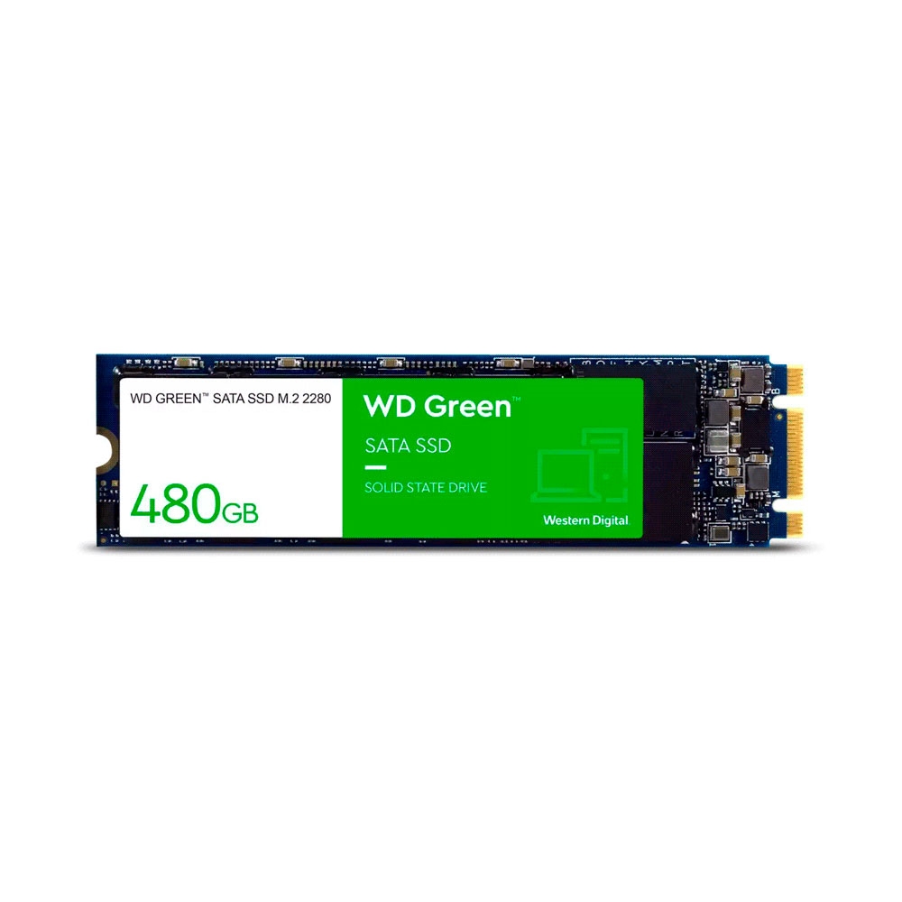 fastrax_86103_693061304bc31.jpg SSD M.2 SATA3 480GB WESTERN DIGITAL GREEN 545/ WDS480G3G0B - Imagen 1