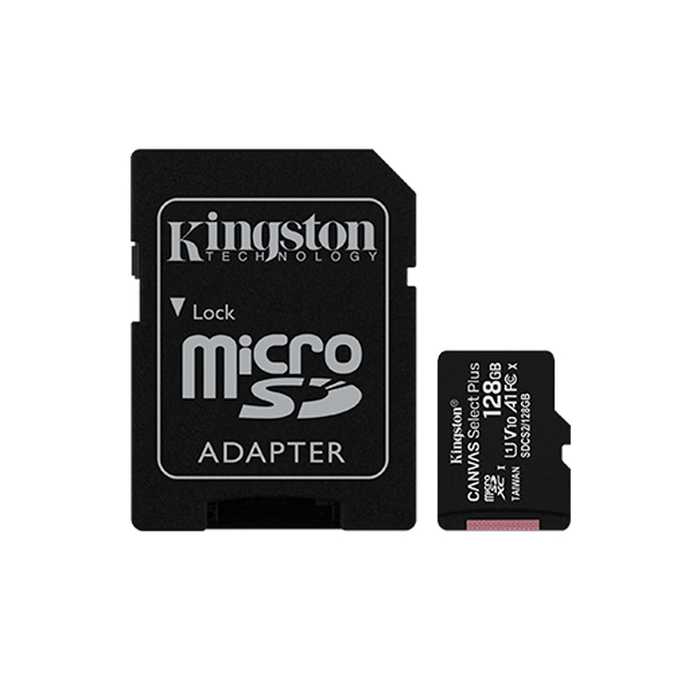 fastrax_86387_693061e6e8177.jpg MEMORIA MICRO SD KINGSTON 128GB CANVAS SELECT PLUS SDCS2/128GB 100/85 - Imagen 1
