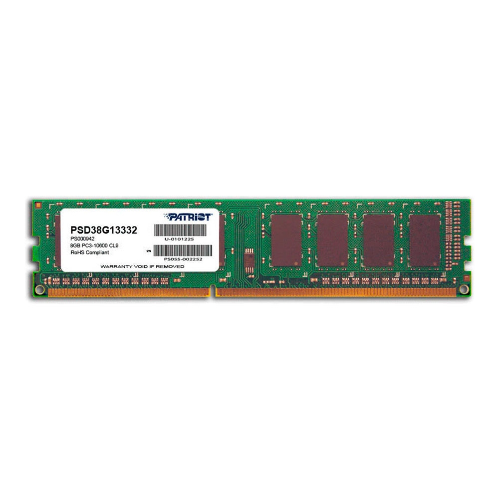 fastrax_86516_69306200b60de.jpg MEMORIA RAM DDR3 8G 1333 PATRIOT SIGNATURE LINE PSD38G13332 SL - Imagen 1