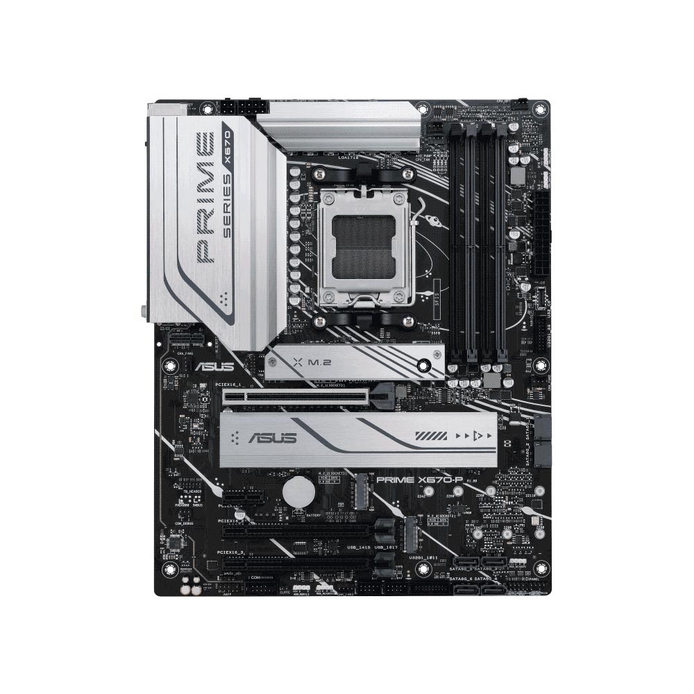 fastrax_87612_69306348d16b1.jpg PLACA MADRE ASUS AM5 PRIME X670-P S/R/HDMI/DDR5/DP/3M2/USB3.2/ATX/RGB - Imagen 1