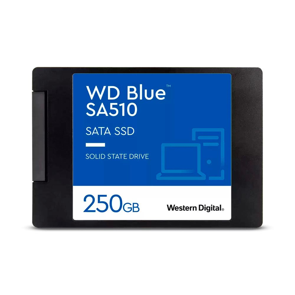 fastrax_88091_6930638d65f4a.jpg SSD SATA3 250GB WESTERN DIGITAL WDS250G3B0A BLUE 555/440 - Imagen 1