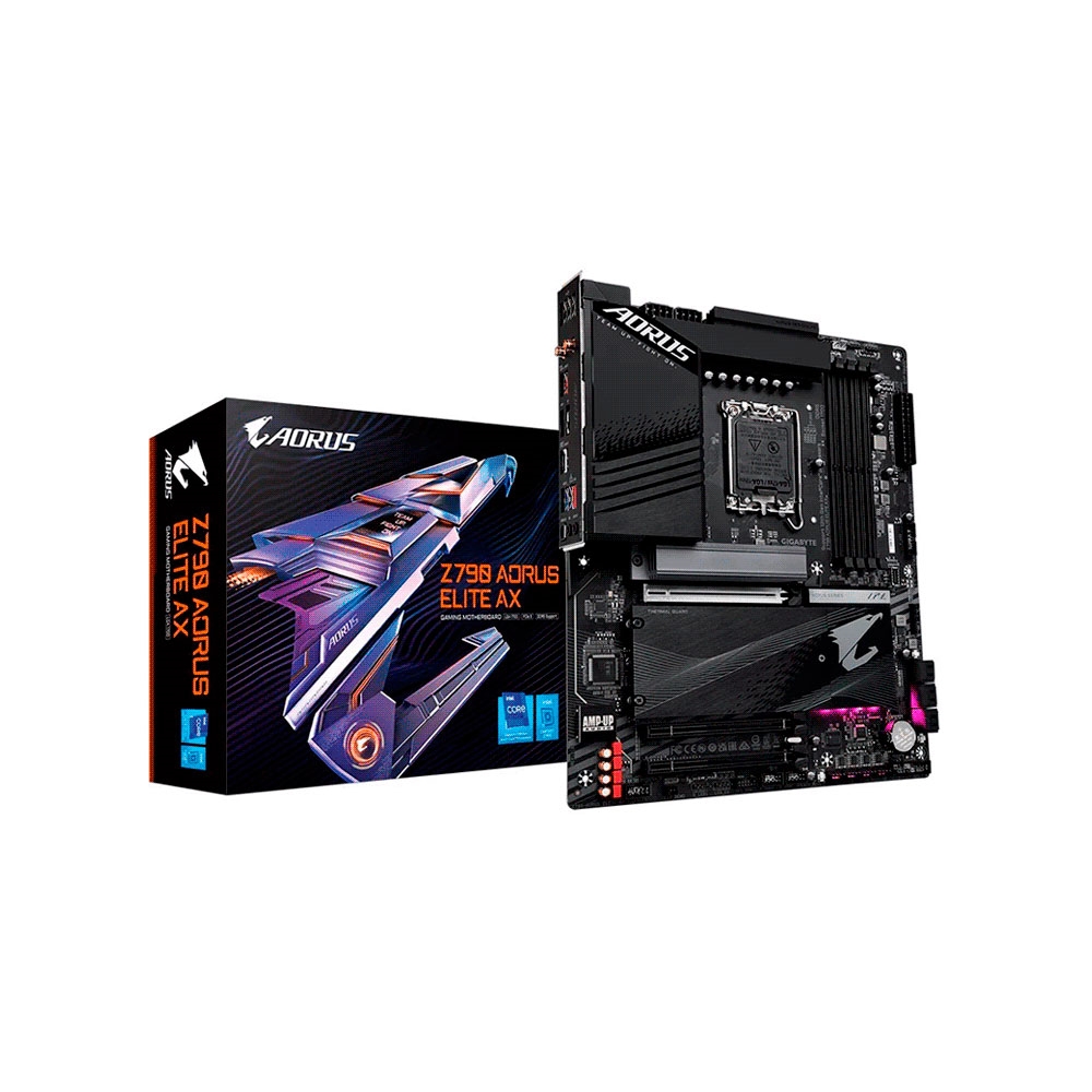 fastrax_91497_693066cccf7aa.jpg PLACA MADRE GIGABYTE 1700 Z790 AORUS ELITE AX DDR5 S/R/HDMI/DP/4M2/USB3.2/ATX - Imagen 1