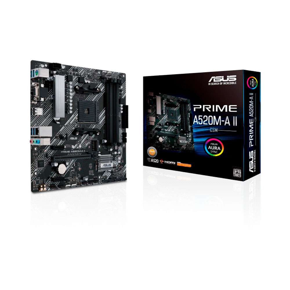 fastrax_91978_69306778a8d8f.jpg PLACA MADRE ASUS AM4 PRIME A520M-A II/CSM V/S/R/HDMI/M.2/DDR4/USB3.2/MATX - Imagen 1