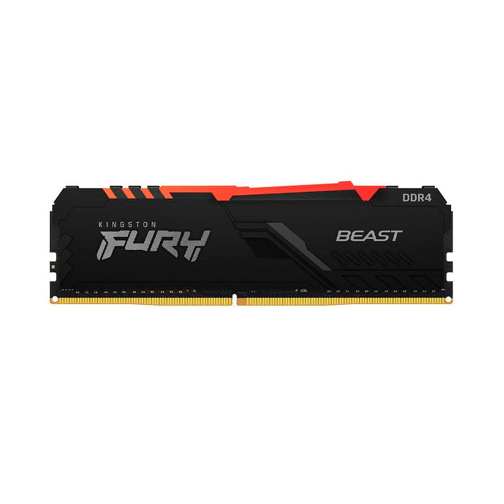 fastrax_92081_693067a779c85.jpg MEMORIA RAM DDR4 16GB 3733 KINGSTON FURY BEAST BK KF437C19BB1A/16 RGB XMP - Imagen 1