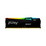 MEMORIA RAM DDR5 16GB 5200 KINGSTON FURY BEAST BK KF552C36BBEA-16 RGB XMP