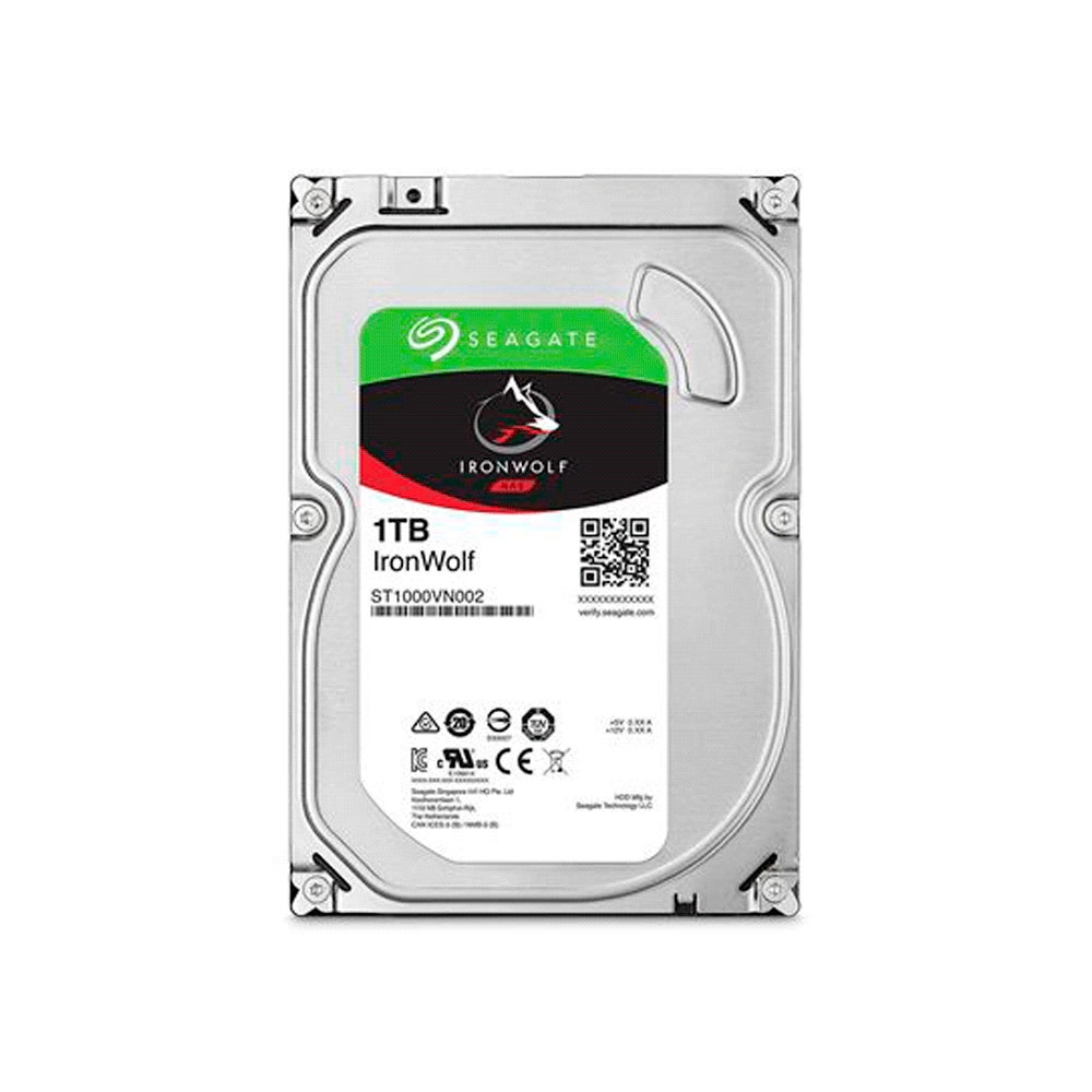 fastrax_92487_6930686f85f61.jpg DISCO DURO SATA3 1TB SEAGATE 5900 64MB IRONWOLF NAS ST1000VN002 - Imagen 1