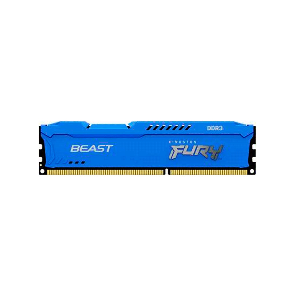 fastrax_92500_69306874e3f61.jpg MEMORIA RAM DDR3 8GB 1600 KINGSTON FURY BEAST BL KF316C10B/8 - Imagen 1