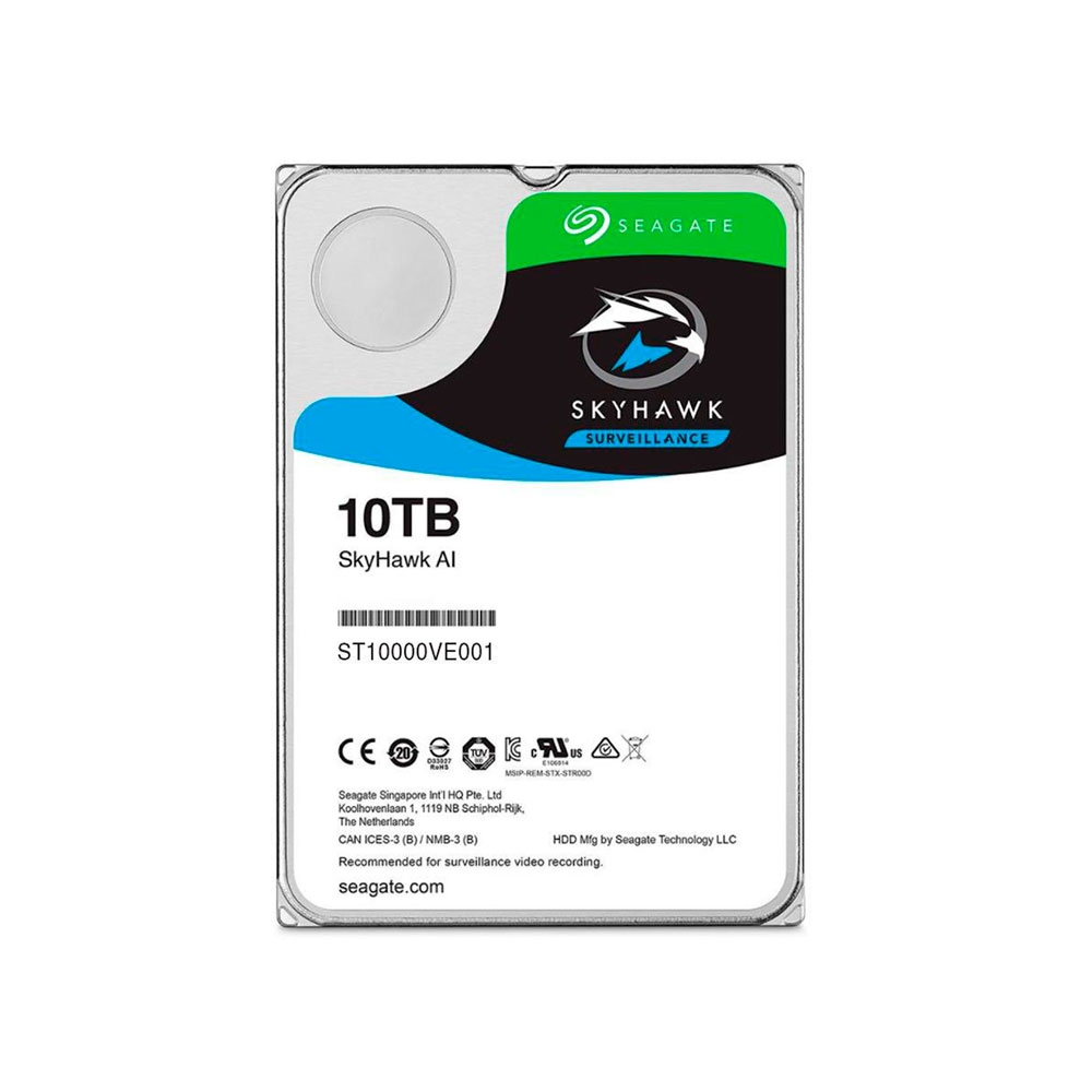fastrax_93491_693069f195e64.jpg DISCO DURO SATA3 10TB SEAGATE 7200 256MB SKYHAWK AI ST10000VE001 (GARANTIA BR) - Imagen 1