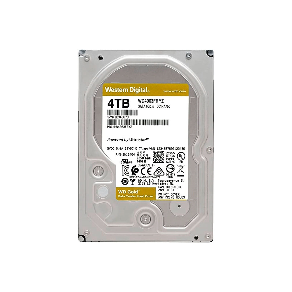 fastrax_93729_69306a2ce53fa.jpg DISCO DURO SATA3 4TB WD GOLD NAS ENTERPRISE 7200RPM 256MB WD4003FRYZ - Imagen 1