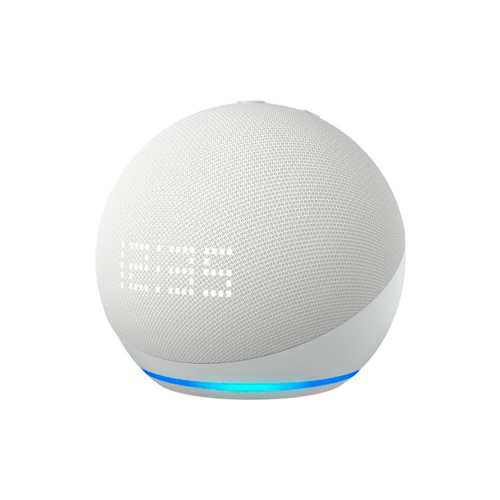 fastrax_93736_69306a31a16d6.jpg AMAZON ECHO DOT ALEXA 5TA GEN C/RELOJ BT/WIFI BLANCO 558066 - Imagen 1