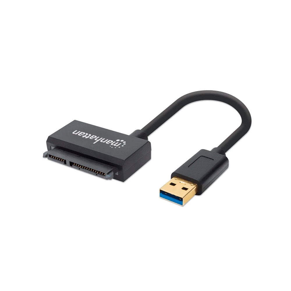 fastrax_97727_69306f9b8b0dc.jpg ADAPTADOR USB-A/ SATA 2,5" MANHATTAN 5GBPS/48BIT NEGRO 130424 - Imagen 1