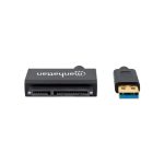 ADAPTADOR USB-A/ SATA 2,5"  MANHATTAN 5GBPS/48BIT NEGRO 130424 - Imagen 3