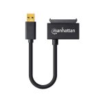 ADAPTADOR USB-A/ SATA 2,5"  MANHATTAN 5GBPS/48BIT NEGRO 130424 - Imagen 4