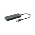 HUB USB 3.2 DE 7 PUERTOS MANHATTAN 168403 5 GBPS/NEGRO