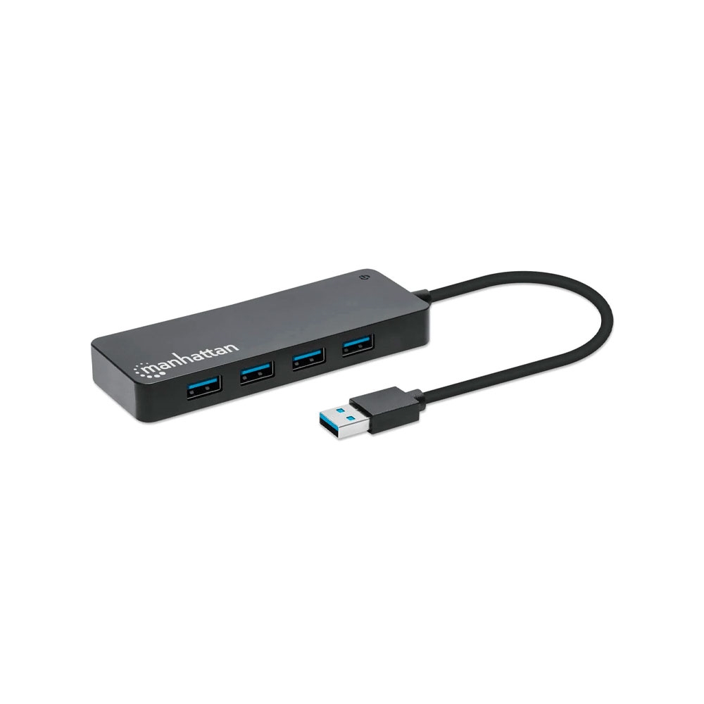 fastrax_97789_69306fac02b84.jpg HUB USB 3.2 DE 7 PUERTOS MANHATTAN 168403 5 GBPS/NEGRO - Imagen 1