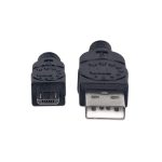 CABLE USB-A/MICRO-B MANHATTAN M/M 1.8M NEGRO BOLSA 307178 - Imagen 3