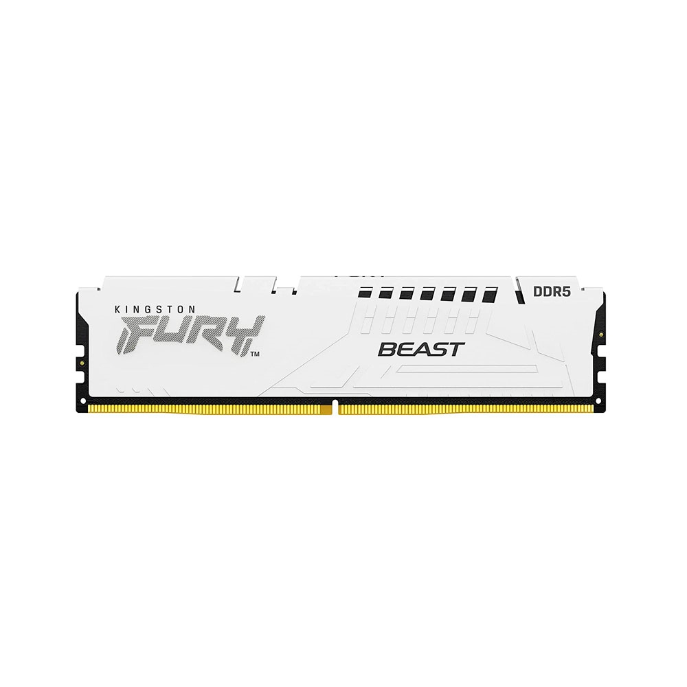 fastrax_98182_693070105bfe3.jpg MEMORIA RAM DDR5 32GB 6000 KINGSTON FURY BEAST WH KF560C40BWK2-32 XMP - Imagen 1