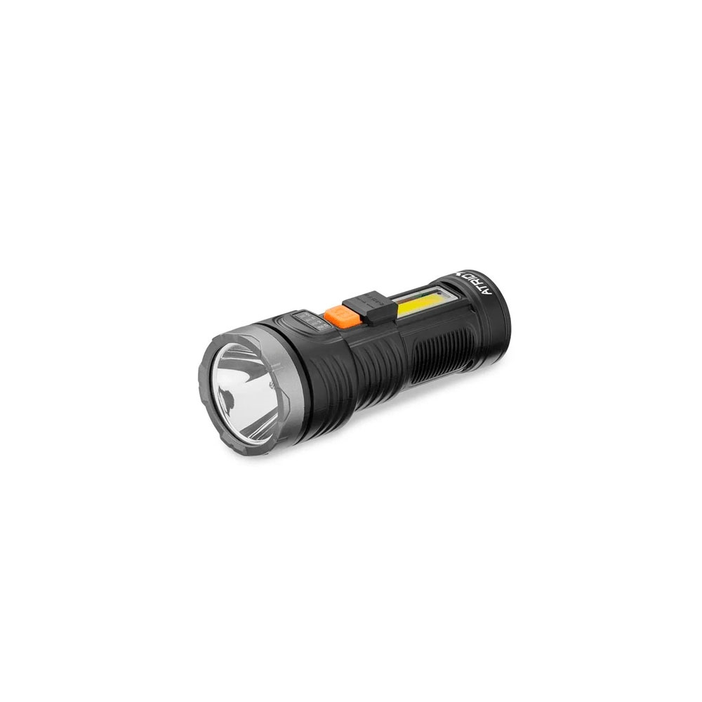 fastrax_98519_693070774e103.jpg LINTERNA DE MANO MULTILASER ES443 ATRIO LAT 3 RECARGABLE COB 3W/140L/2000MA - Imagen 1