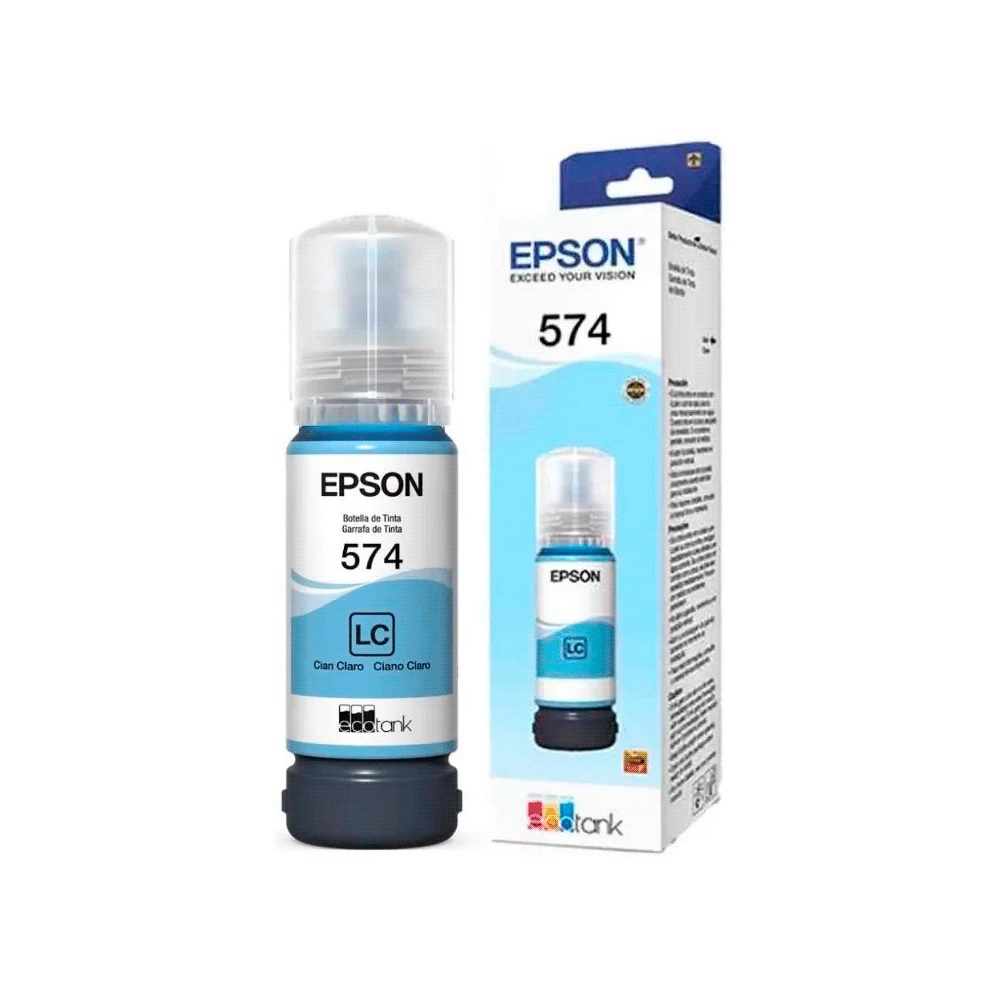 fastrax_99240_694060bd78dc2.jpg TINTA EPSON T574 520 LIGHT CIANO L8050 T574520-AL 70ML - Imagen 1