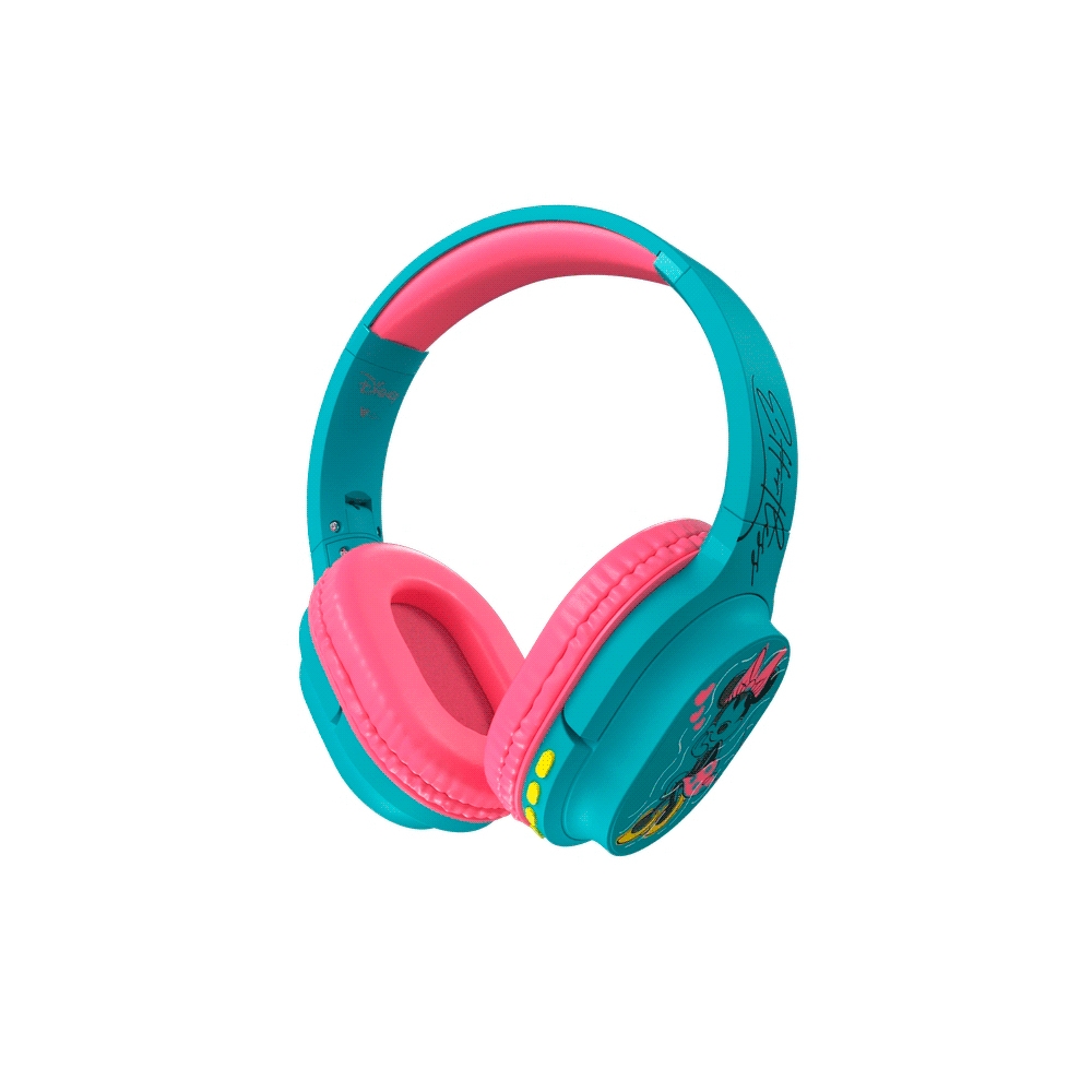 fastrax_100779_69a1fec1d2e3d.jpg AURICULAR CON MICROFONO XTECH XTH-D660MM MINNIE MOUSE KIDS/BT/MIC/TURQUESA - Imagen 1