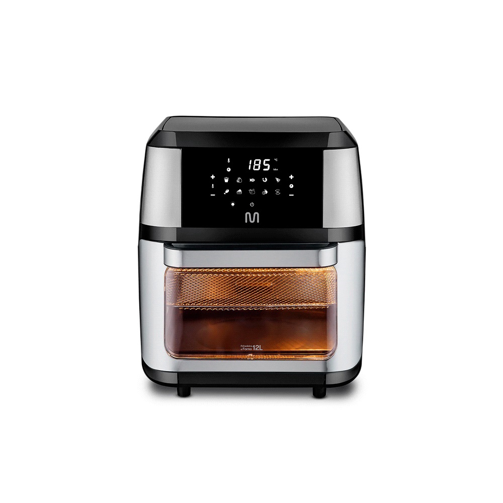 fastrax_107563_699f0695a4af3.jpg HORNO/FREIDORA SIN ACEITE MULTILASER 12L 1800W 220V NEGRO GO226 - Imagen 1