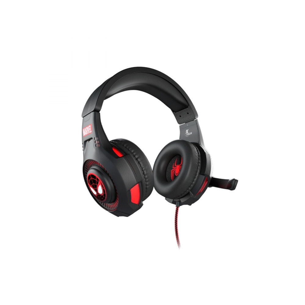 fastrax_94030_698cbbb58f27c.jpg AURICULAR CON MICROFONO XTECH XTH-M541SM SPIDERMAN 3.5MM/1JACK/USB/NEGRO - Imagen 1