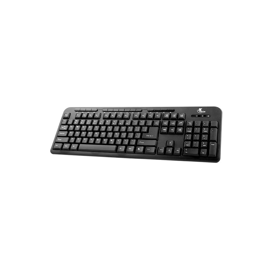 fastrax_96263_698a1ab681b42.jpg TECLADO XTECH USB XTK-130E MULT/ING/NEGRO - Imagen 1