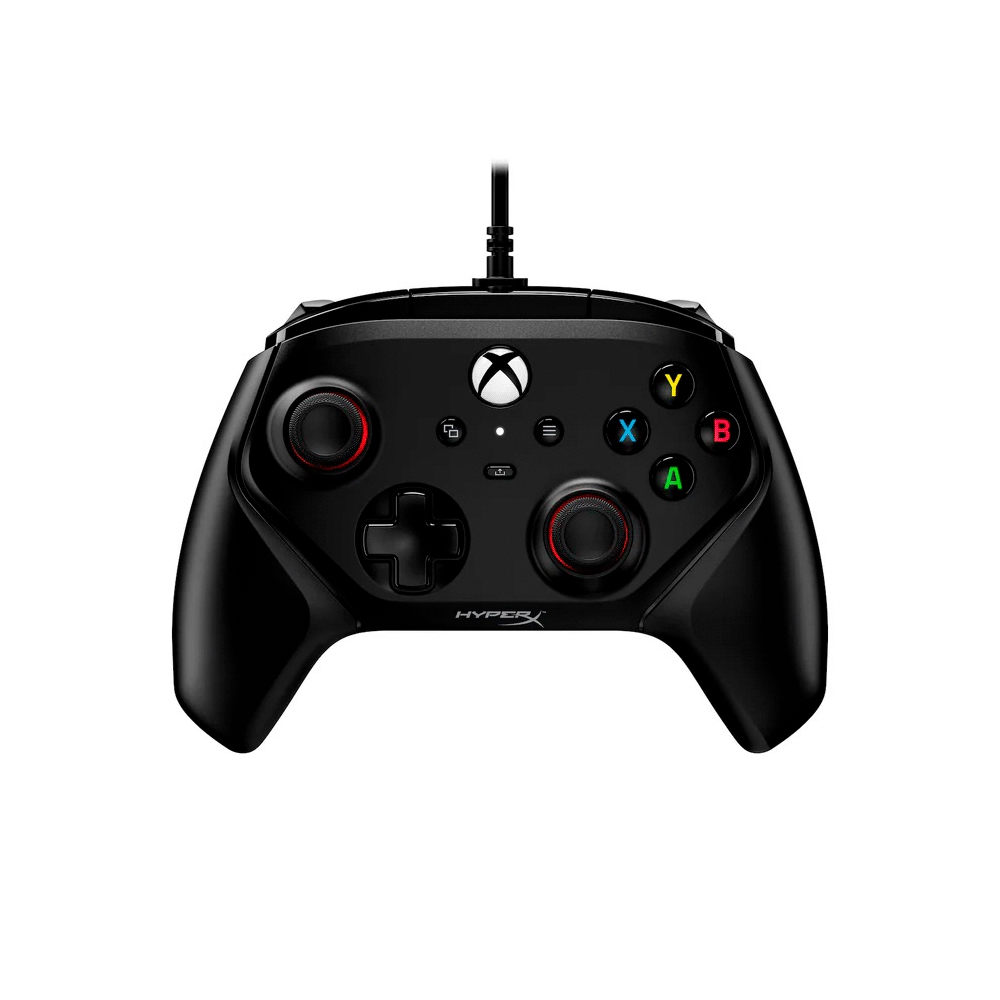 fastrax_109512_69b41e1aca546.jpg CONTROL GAMER HYPERX 6L366AA CLUTCH GLADIATE USB/1JACK/XBOX/NEGRO - Imagen 1