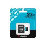 MEMORIA MICRO SD KINGSTON 512GB SDCG4/512GB 200/160 CANVAS GO PLUS C/ADA - Imagen 3